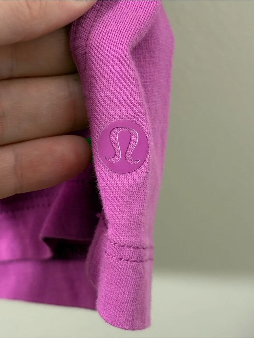 Lululemon “All Yours” vivid purple sleeveless athletic tank top (size 12/14)